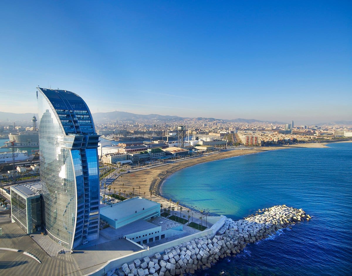 w barcelona beach luxury hotel