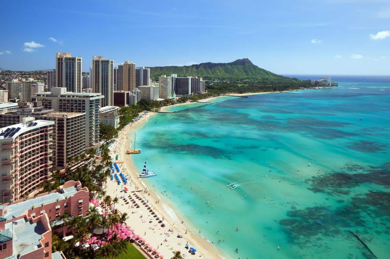 Beach Honolulu, Hawai